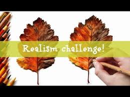 They also leave a little bit of. The Realism Challenge Autumn Leaf In Colored Pencil Leontine Youtube