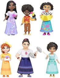 Encanto tells the tale of an extraordinary family, the madrigals, who live hidden in the mountains of colombia in a magical house, in a vibrant town, in a wondrous, charmed place called an encanto. Amazon Com Disney Encanto Encanto Small Doll Character 6 Pack 220714 Toys Games
