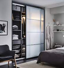 The ikea pax is one of the most popular wardrobe closet used. Pax Svartisdal Wardrobe Combination Black Brown White Paper Effect Ikea