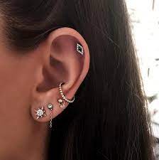 lia earcuff ear jewelry unique earrings minimalist earrings