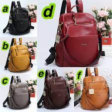 Tas punggung wanita selalu digambarkan dengan kesan yang boyish atau banyaknya penggemar pada tas backpack, membuat banyak orang menjadikan jenis ini tidak hanya digunakan saat sedang traveling atau ke kampus. Jual Tas Wanita Ransel Fossil Backpack 3 Ini 1 980 Jakarta Utara Avira Funny Bags Tokopedia