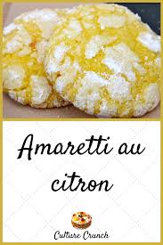 Amaretti Au Citron La Recette Facile En 2020 Recette Citron Recette Recettes De Cuisine
