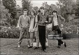 Rich Kids, group portrait, London, 1977. L-R Midge Ure, Steve New,... News  Photo