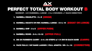 Ax1 workouts | by jeff cavaliere mspt, cscs. Full Body Workout Plan 30 Day Total Body Training Athlean X