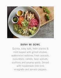 Maybe you would like to learn more about one of these? California Pizza Kitchen Banh Mi Power Bowl Healthy Food Options Nutrition Recipes Zesty Salad