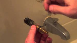 Moen chateau® tub spout with 1/2 in. Replace A Moen Shower Cartridge Fix Leaky Tub Faucet Youtube
