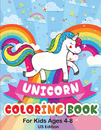 I wish they'd had colouring books like this when. Unicorn Coloring Book For Kids Ages 4 8 Us Edition 50 Pictures To Color Fun And Beautiful Unicorn Coloring Pages Books For Kids Coloring Books Sophie 9781074494568 Amazon Com Books