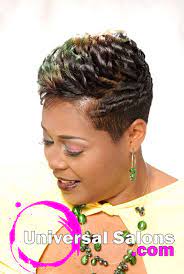 Cute Short Curly Hairstyle With Hair Color From Kenya Young