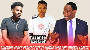 Jun 14, 2021 · ezekiel mutua claimed that bahati's new song did not follow their clean content policy, hence deciding to abandon the deal and stop working with the singer. Ringtone Apoko Praises Ezekiel Mutua Over Eric Omondi Arr St Says This About Wife Material Youtube