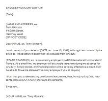 Sample letter for not attending meeting. 40 Jury Duty Excuse Letters Templates 2021 Excelshe