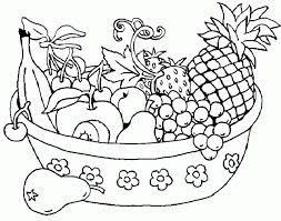 Try this tropical smoothie bowl for a tasty treat. Fruit Basket Coloring Pages To Print Coloring Home