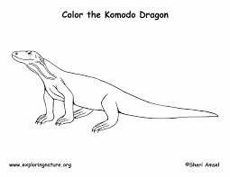 Go komodo appears in the image comics vol 3 of the mirage comics. Komodo Dragon Coloring Page