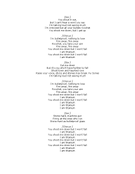 I dont own any copyrights. Titanium Lyrics