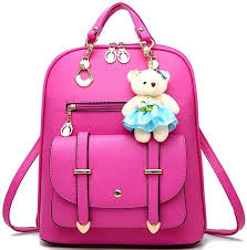 An object that resembles a pouch. Salebox Dblbkl School Bag College Bag 10 L Backpack Pink Price In India Flipkart Com