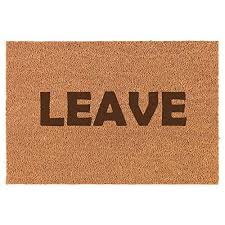 Coir Door Mat Entry Doormat Funny Leave Walmart Com In 2021 Door Mat Funny Doormats Cute Door Mats