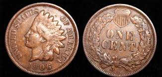 95% copper, 5% tin and zinc. Us Indian Head Penny 1906 Noble Roman Coins
