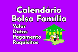 O calendário de pagamentos do bolsa família de maio começa hoje (18) e segue até o dia (31). Calendario Bolsa Familia 2021 Datas Cadastro Consulta Valor