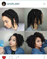 Started On Wet Hair Made 9 Flat Twists Let Hair Air Dry Unravelled And Fluffed Ro Natural Hair Twists Flat Twist Hairstyles Natural Hair Twist Out