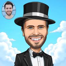 Birthday Caricature Gift USA