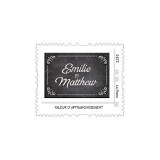 Rapide et efficace, la demande d'acte de naissance en ligne vous évite de vous déplacer dans la mairie de votre ville de naissance. Mariage Timbre Poste Personnalise Assorti A Votre Faire Part