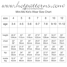 size charts