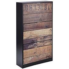 Vasagle Porte Manteau Vintage Vestiaire Meuble D Entree Avec Etagere A Chaussures A 3 Niveaux Stable Arm Porte Manteaux Meuble Entree Porte Manteau Vintage