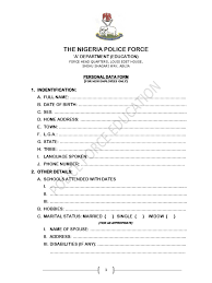 Our legal forms and spreadsheets are. The Nigeria Police Force Government Information Politics