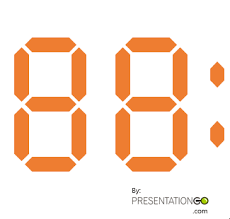 Click here to view another set. Digital Clock Numbers For Powerpoint And Google Slides
