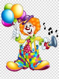 free download clown holding balloons and horn illustration clown circus clown transparent background png clipart pngguru pngguru