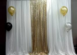 Black And Gold Backdrop Ideas White And Gold Backdrop Decor By Davis Floral Creations Gold Backdrop Engagement Party Decorations Gold Black And Gold Party Decorations