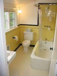 We did this whole bathroom in honey onyx marble including the solid slab countertop. Look At The Retro Yellow Bathroom Tile Ideas That We Offer Below And Find The Right Inspiration Pa Yellow Bathroom Tiles Yellow Bathrooms Yellow Bathroom Decor