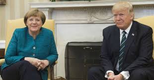 A a german chancellor angela merkel considers u.s. Twitter Lights Up After Too Embarrassing To Watch Trump Merkel Press Conference Common Dreams News