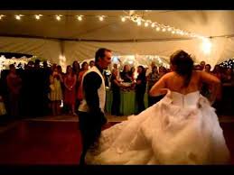 Awesome First Dance At Wedding Reception Groom Bride Surprised Their Guests This Is So Cool Video Wedding First Dance Wedding Dance Wedding Dance Video