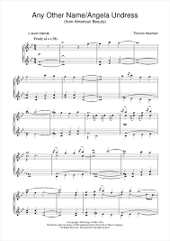 Angela by john lennon chords different versions chords, tab, tabs. Thomas Newman Any Other Name Angela Undress From American Beauty Sheet Music Pdf Notes Chords Film Tv Score Piano Solo Download Printable Sku 17288