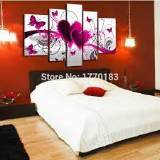 In quest'ultime molta importanza viene attribuita alle ante: 5 Pezzi Quadri Moderni Pittura A Olio Cuore Rosso Di Amore Tela Per Camera Da Letto Decorazione Della Parete Regali Unici T5p29 Senza Cornice Art Foil Art Exhibitionart Varnish Aliexpress