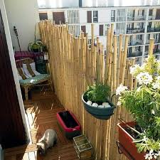 Bamboo Balcony Privacy Screen Ideas With Plants Carpets And Bars In 2020 Balcony Privacy Balcony Privacy Screen Patio Privacy Screen