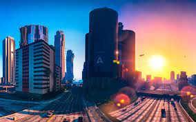 Download Wallpapers 4k Gta5 City Grand Theft Auto V Gta V Besthqwallpapers Com Grand Theft Auto Gta Gta 5