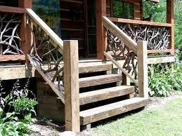 30 Wooden Diy Stairs Designs For Outdoor Outdoor Stair Railing Wooden Stairs Rustic Porch