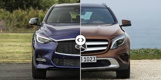 8 ways a mercedes became the infiniti qx30. Infiniti Qx30 Vs Mercedes Benz Gla Front Gif Animation Gif Gfycat