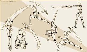 8faabf31f5bbaa11a2dacb272f3e29b4 Jpg 736 445 Sword Poses Male Pose Reference Fighting Poses