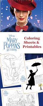 Funny mary poppins returns coloring page for children. Mary Poppins Returns Printable Coloring Pages And Activity Sheets