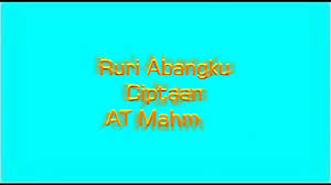 Maybe you would like to learn more about one of these? Lagu Ruri Abangku Diciptakan Oleh Masnurul