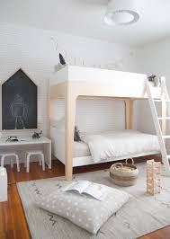 Part of many amazing kids' rooms across the planet, bunk beds bring with them a multitude of advantages. Rental House Xavier S Neutral Bunk Room Reveal Winter Daisy Melissa Barling Kids Interior Decorator Lifestyle Blogger