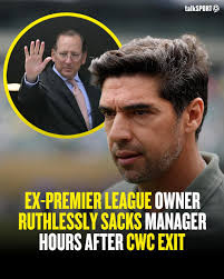 They made history but hours later he was axed