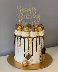 Glittering Drip Cake Buttercream Birthday Cake Chocolate Drip Cake Drip Cakes