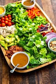 Hosting a dinner party this holiday season? At Home Salad Bar Board Recipe Easy Good Ideas
