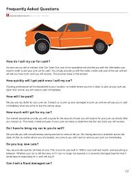 Want it out of the way? Junk Car Cashout Faq