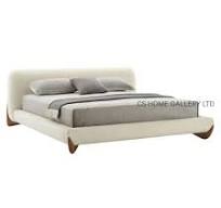 Wholesaler Factory Customized Home Furniture Fabric Modern Style King Size  Bed