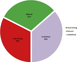 pie chart showing the percentage of natural unde fi ned and