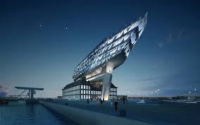 Second biggest port in europe. Aeccafe Port House In Antwerp Belgium By Zaha Hadid Architects